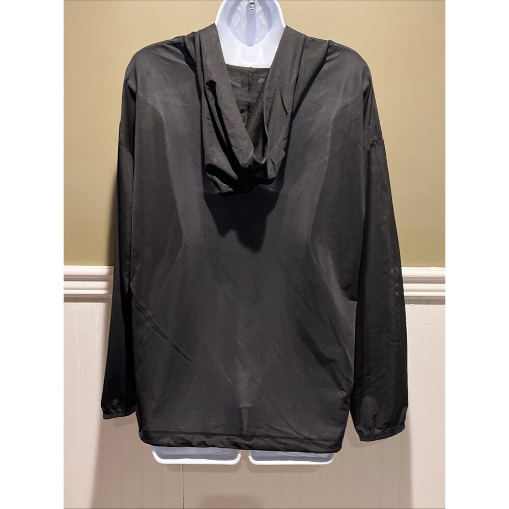 Avia Mesh Long Sleeve Black Pullover M 8‑10 Breathable Athletic Top NWT - Picture 5 of 6